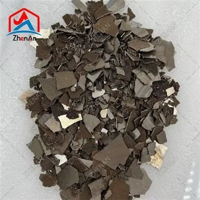 Elektrolityczny płatek metalowy Mn cienki 1–2 mm do wytapiania